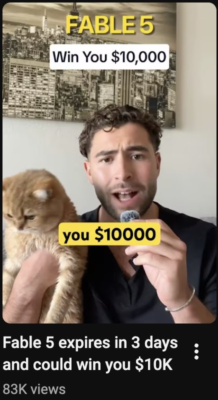 YouTube Short with 83K views